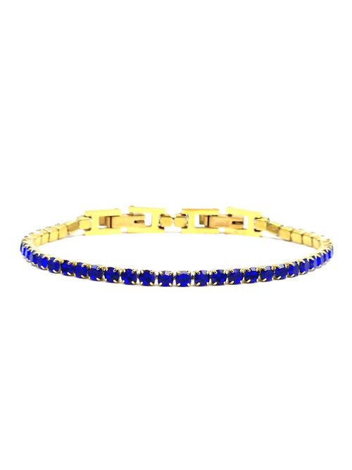 Bracciale tennis blu Capritaly gioielli | CAPRIMOONBLUORO